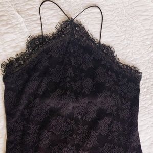 Lace halter top